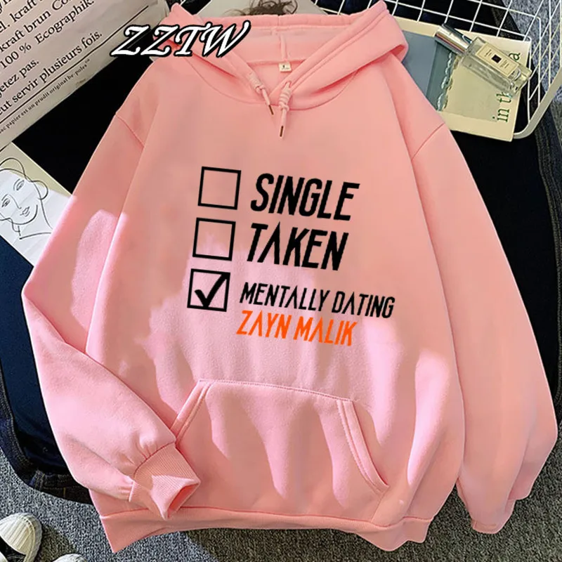 Letter Nobody Is Listening Hoodies Women 2021 Summer Fahion Zayn Malik Streetwear oversized hoodie Femme aesthetic harajuku