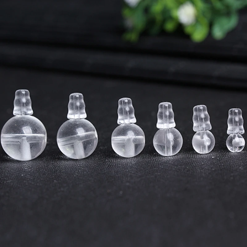 4A Natural White Quartz T-Junction Buddha Head Quartz Crystal Single Bead DIY Jewelry Making