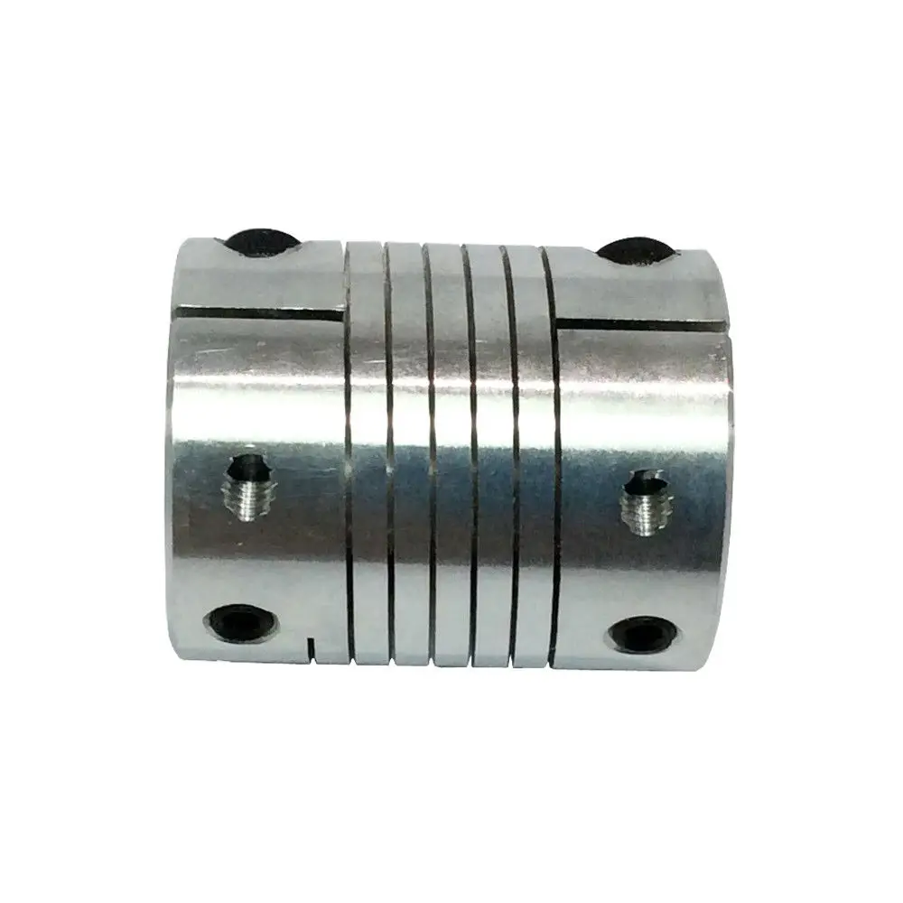 Acoplador de eje de acoplamiento Flexible CNC, acoplador Flexible para motores de aleación de aluminio, diámetro de 20MM/25MM, Conector de eje de motor