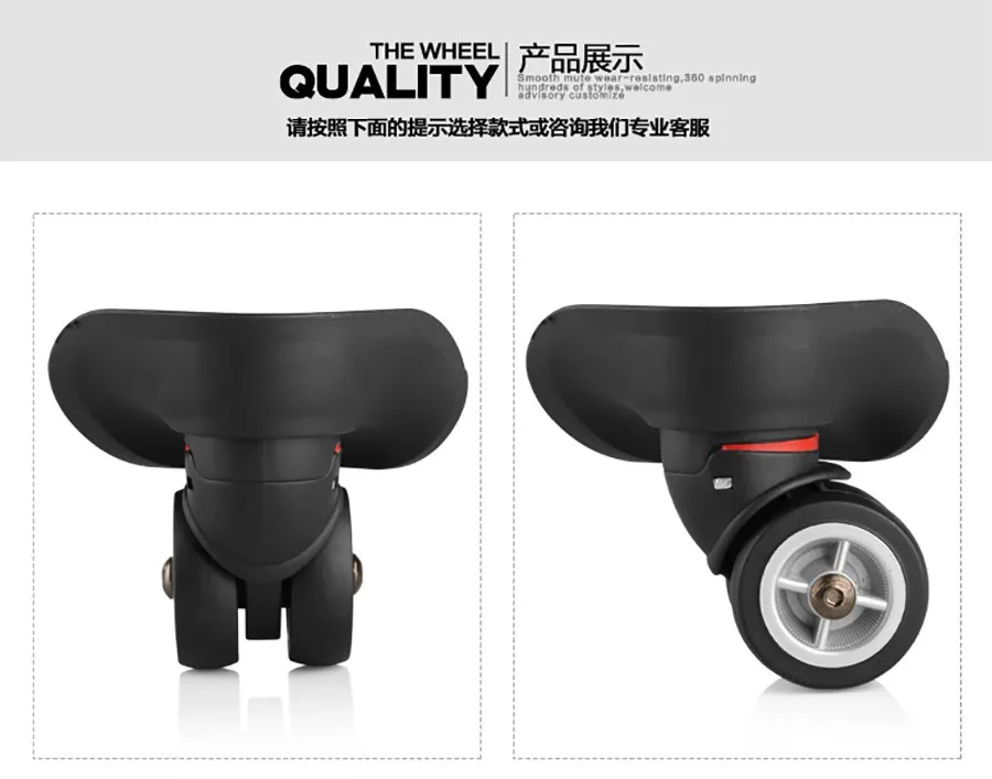 Luggage Wheel Replacement Wheels Suitcase Accessories Universal Casters Rolling Luggage Suitcase Wheeled Accessories Bags Caster