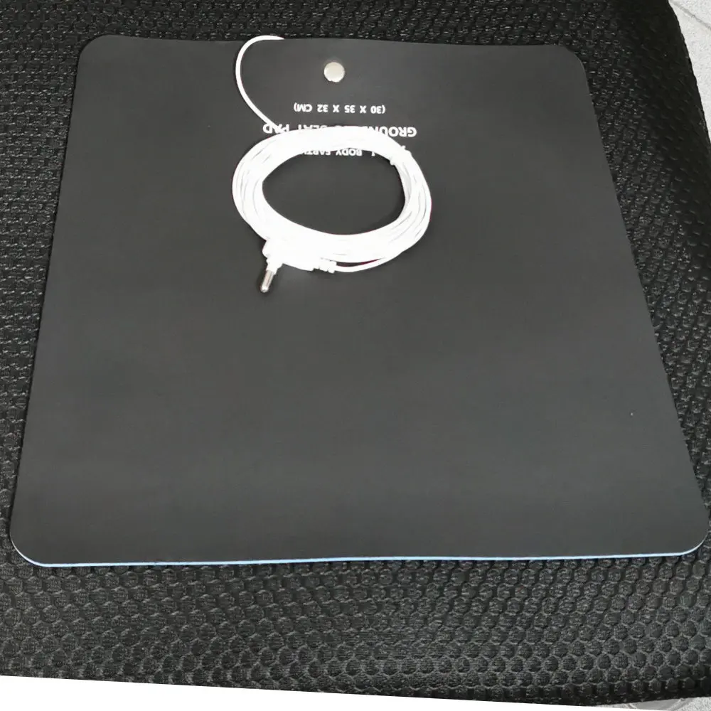 Earthing Seat Mat with 5meter grounded cord  EMF protection Universal Mat 30x35cm Brand 2sets