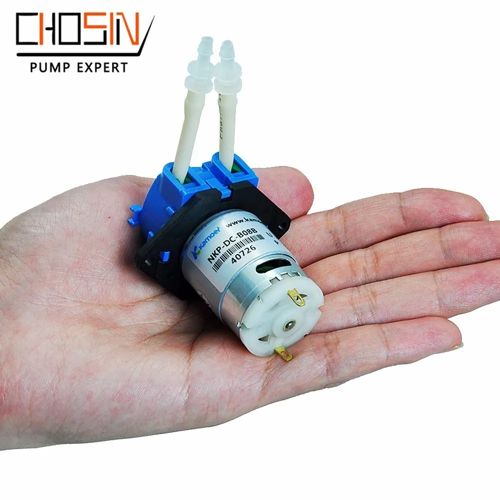 Bomba dosificadora peristáltica, cabezal dosificador con conector para Arduino Aquarium Lab, analizador Diy, 12V/24V DC