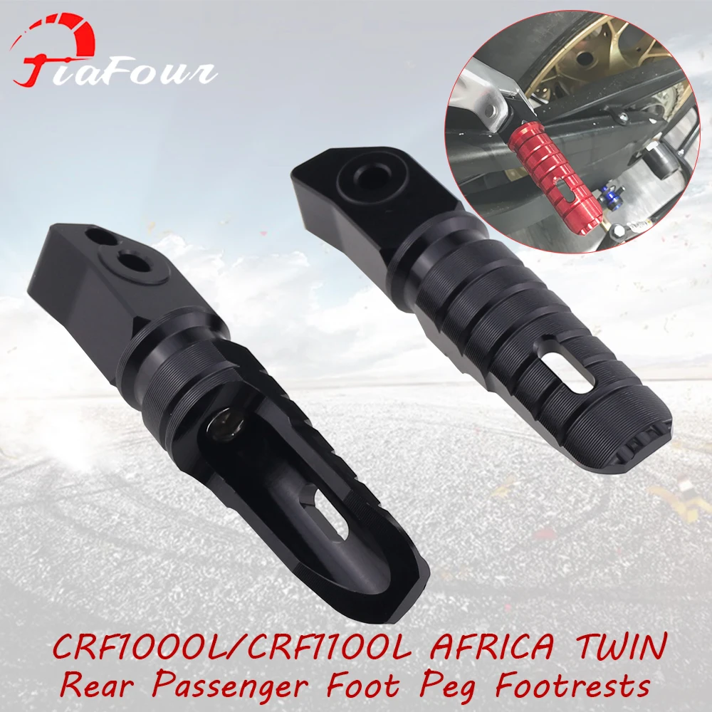 Fit For CRF1000L CRF1100L AFRICA TWIN ADVENTURE SPORTS Footrests Footpegs Foot Rests Pegs Rear Pedals Set Parts