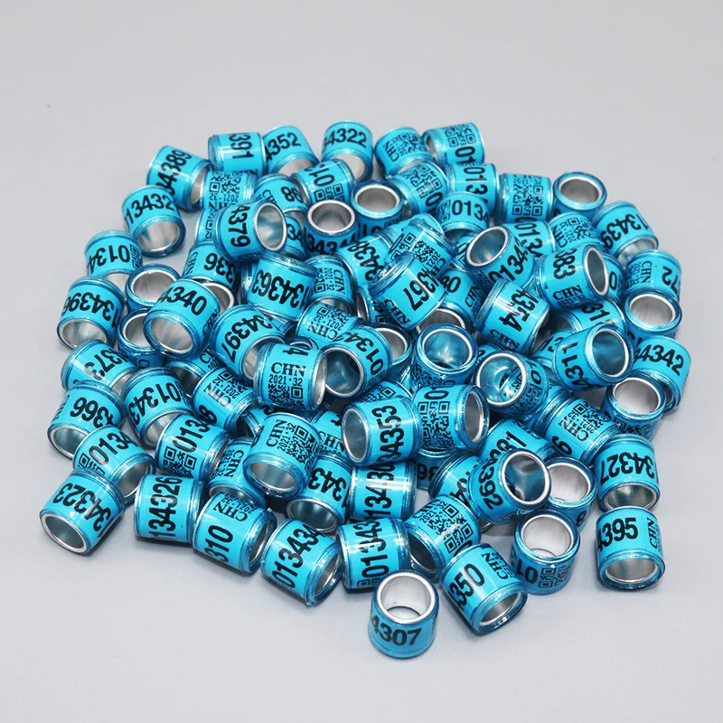 Pigeon Foot Ring Homing Pigeon Foot Rings Plastic Snap Ring Identification Ring Racing Pigeon Mark Ring Pigeon Foot Ring