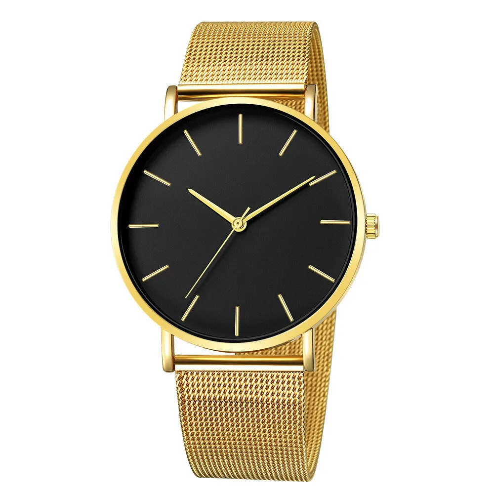 Reloj de lujo de malla de acero inoxidable para mujer, pulsera informal de cuarzo, europeo y americano, 2021