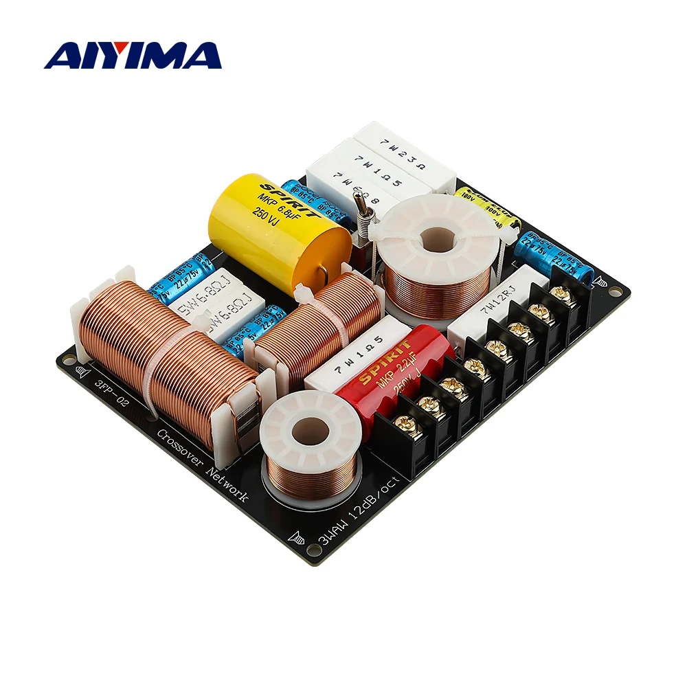 AIYIMA 280W Treble Midrange Bass 3 Way Crossover Audio Speaker Frequency Divider Filter DIY Sound Speaker Amplifier Home Theater