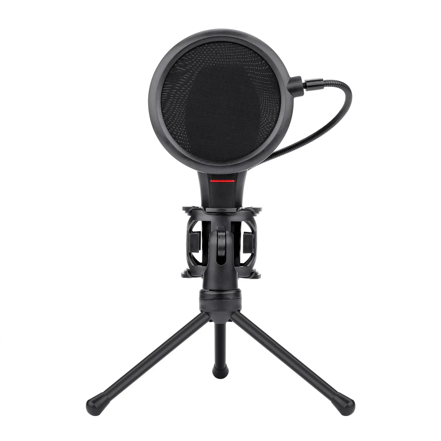 Redragon GM200 Gaming Microphone Omnidirectional USB Condenser Microphone Tripod  Filter for Streaming Podcast Studio Recording