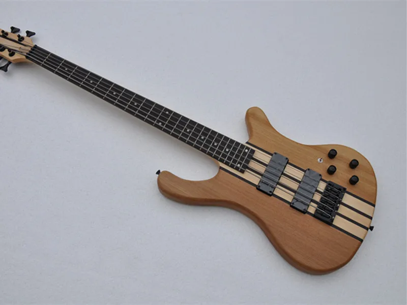 

ASH body Electric Bass Guitar,Neck through body,Rosewood fingerboard Black Hardware,Active pickups,Provide customized service