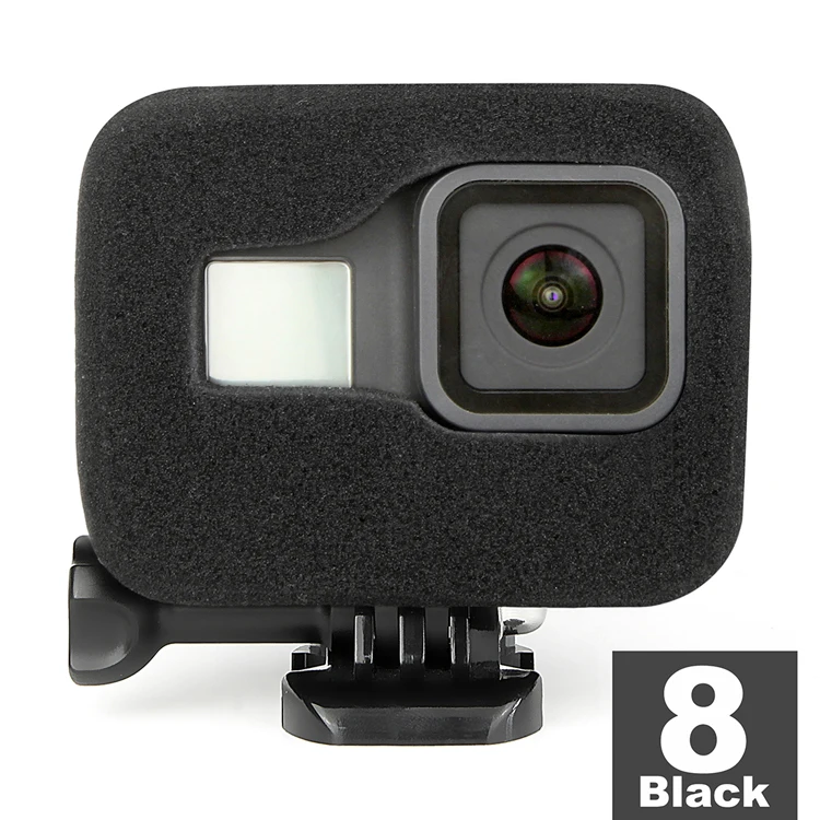 Parabrisas de espuma para Gopro Hero 8, cubierta de grabación de espuma, tapa de viento, accesorios nuevos