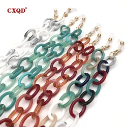 HOT Fashion Acrylic Sunglasses Chain For Women Eyeglass Chains Reading Glasses Hanging Neck Chain Largands Eyewear Cord Holder