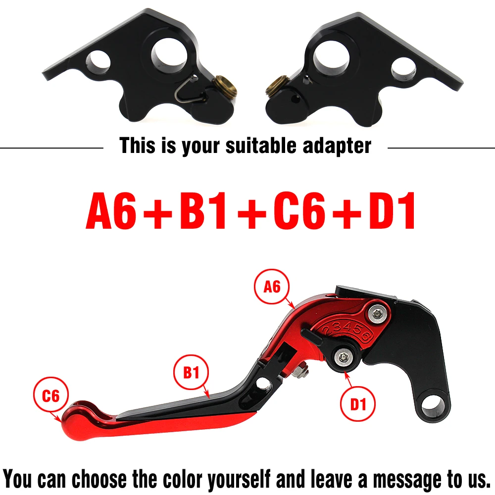 New Collections Motorcycle CNC Foldable Extendable Brake Clutch Levers for DUCATI MONSTER 400 2004-2007 Monster400