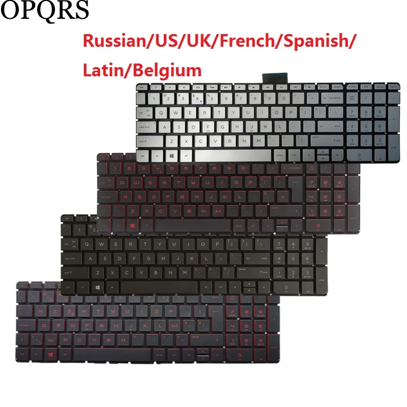 

NEW for HP 15-AK 15-AR 15-AU 15-BC 17-U 17T-U 17-AB 17-G Russian/US/UK/Spanish/Latin/French /Beiglum Laptop Keyboard