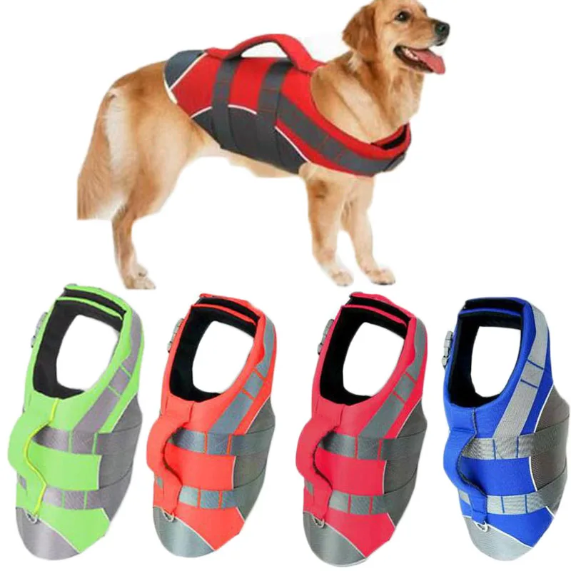 Large Dog Life Jacket,Pet Vest,Labrador Clothes,Golden Surfing,Swimming Harnes Vest,Float Costume,Safety S-XL,Pets Clothing,New