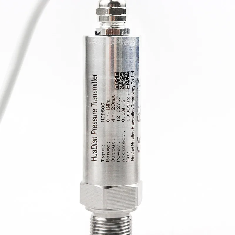 

OEM 4-20mA Waterproof connector pressure sensor PLC Oil Fuel Air Water Stainless Steel pressure transmitter