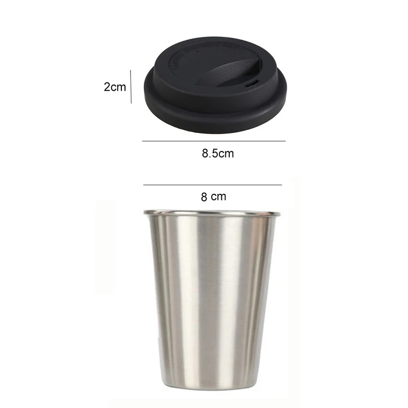 Silicone Mug Lids Reusable For Diameter 8cm Cup Covers Leakproof Heat Resistant Anti-Dust Home Supplies