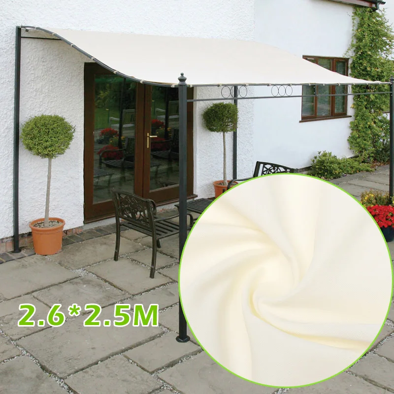 Waterproof Canvas Garden Canopy Cover, Outdoor Tent, Top Roof, Sun Shelter Cloth, Household Yard