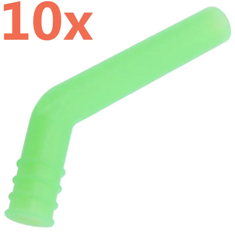 10Pcs Rc Uitlaatpijp Extension Silicone Tube Voor Hsp 1/8 1/10 Schaal Modellen Nitro Rc Auto 02026 85789 102009 02124