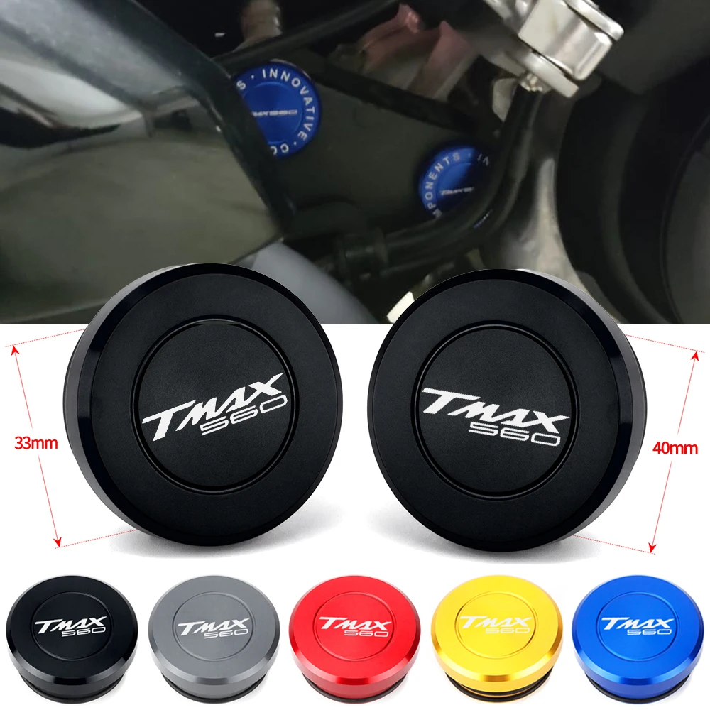 

Frame Hole Cap For YAMAHA T-MAX560 TMAX560 TECH MAX TMAX 560 Motorcycle Accessories Carved Decorative Cover Plug CNC Aluminum