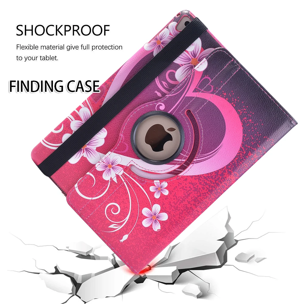 Für Apple IPad Mini 4/5 360 Grad Multicolor Rotierenden Flip PU Leder Fall Smart Tablet Auto-Sleep/Wake Ständer halter Abdeckung