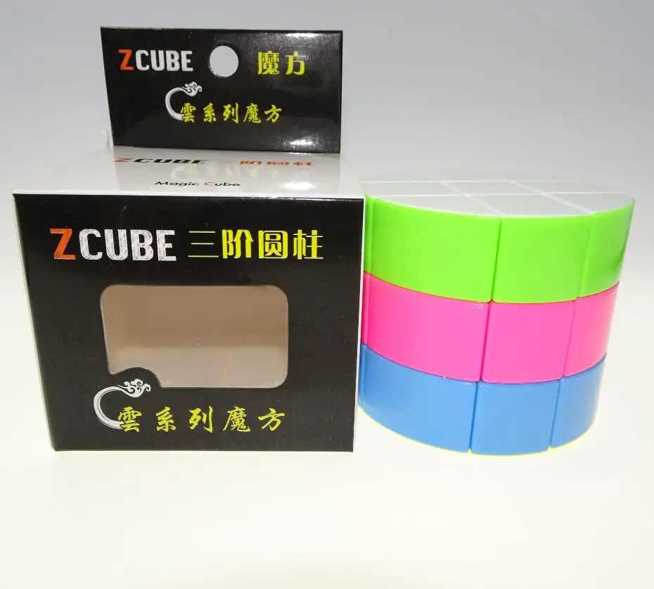 ZCUBE Cloud Series 3x3 Cylinder Magic Cube Speed Cube Puzzle Toy  for Children Gift Magic Cube