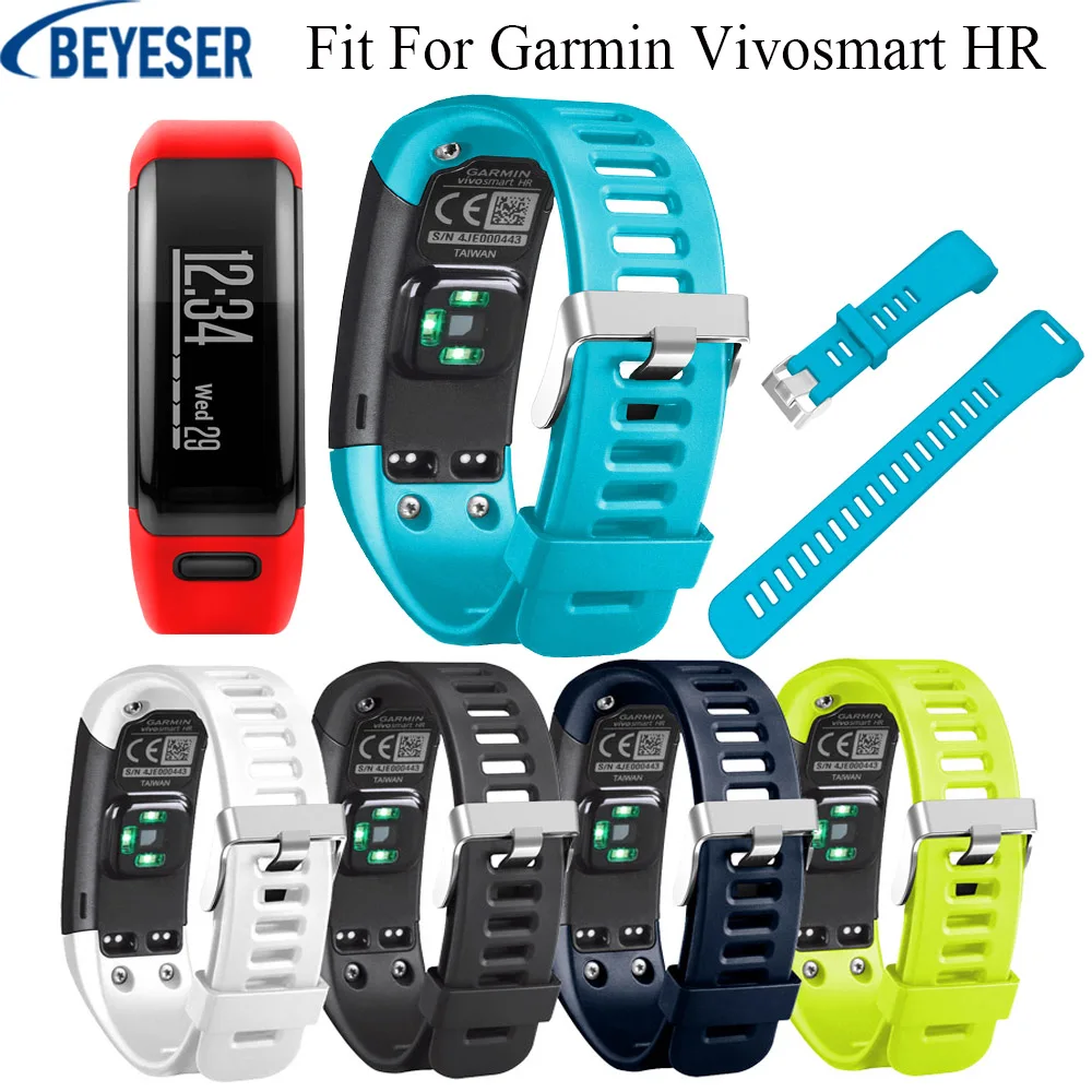 New Classic smart Watchband For Garmin Vivosmart HR Bracelet replacement Watch strap for Garmin vivosmart HR Soft Silicone Strap