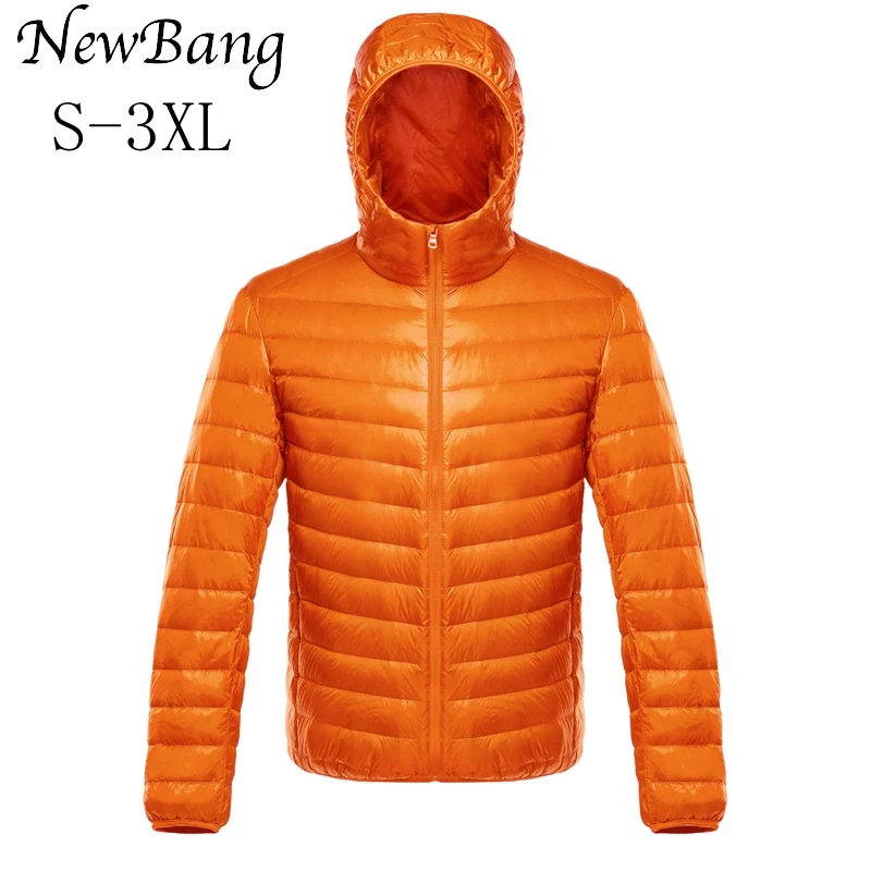 

NewBang Down Coat Male Ultra Light Down Jacket Men's Warm Jackets Windbreaker Lightweight Coat Feather Puffer Parka Feather Coat