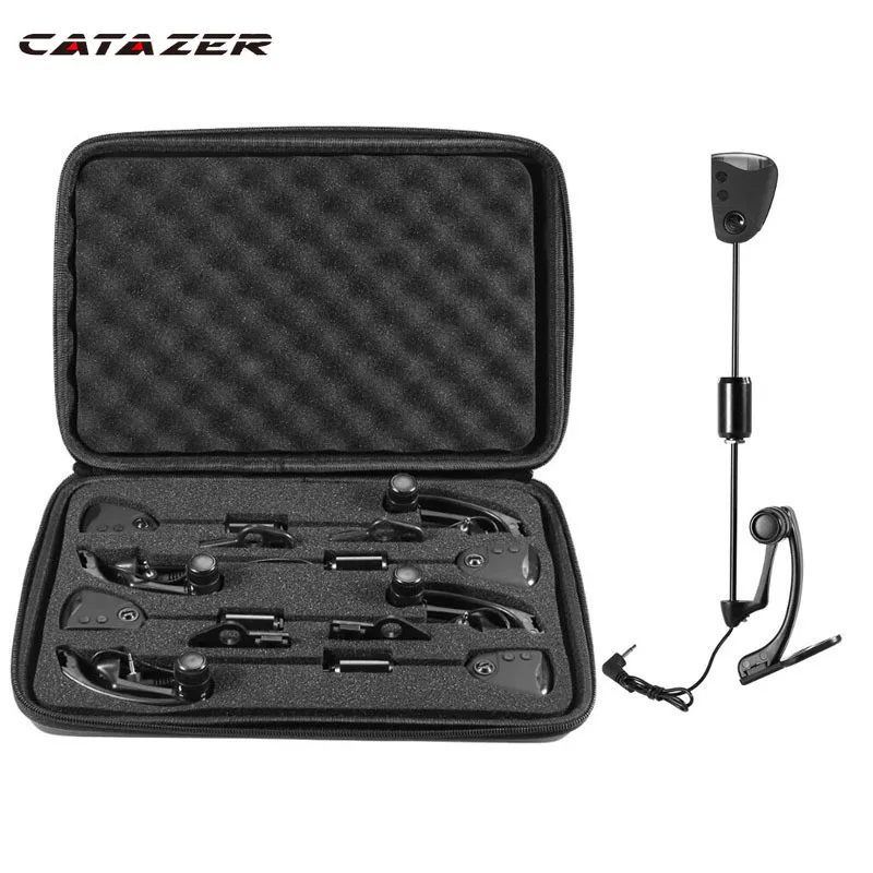 

Catazer 7 Colors Fishing Bite Alarm Hanger Swinger LED Illuminated Indicator Carp Fishing Tools High Quality