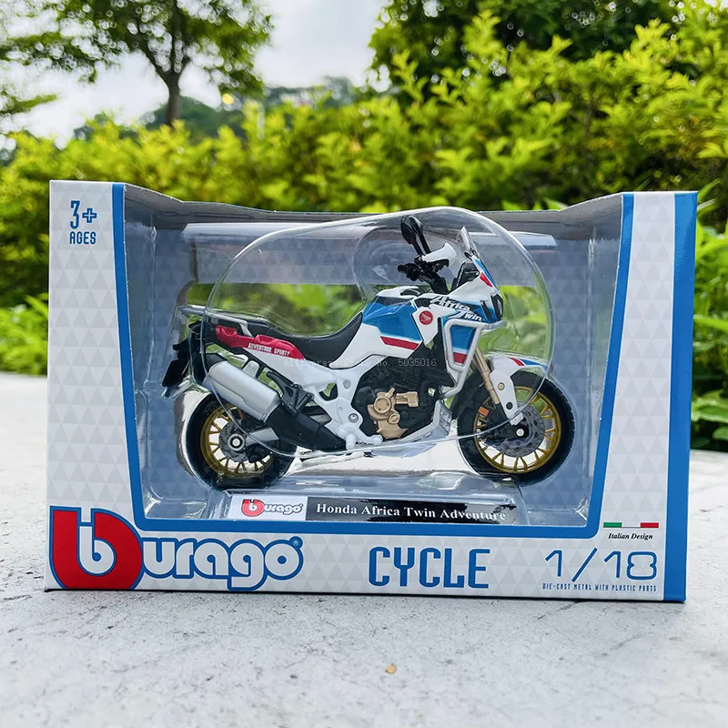 Bburago 1:18 The New YAMAHA FJR 1300 AS 어드벤처 정품 인증 합금 오토바이 모델 장난감 자동차 선물 컬렉션