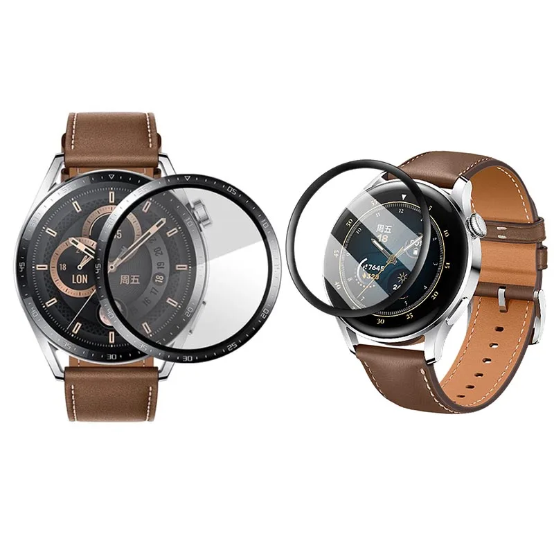 Cubierta de película protectora de borde suave 3D para Huawei Watch 3/3pro 48mm GT 2e Honor Magic 2 42mm GT3/GT2 Pro 46mm GT2e Protector de pantalla