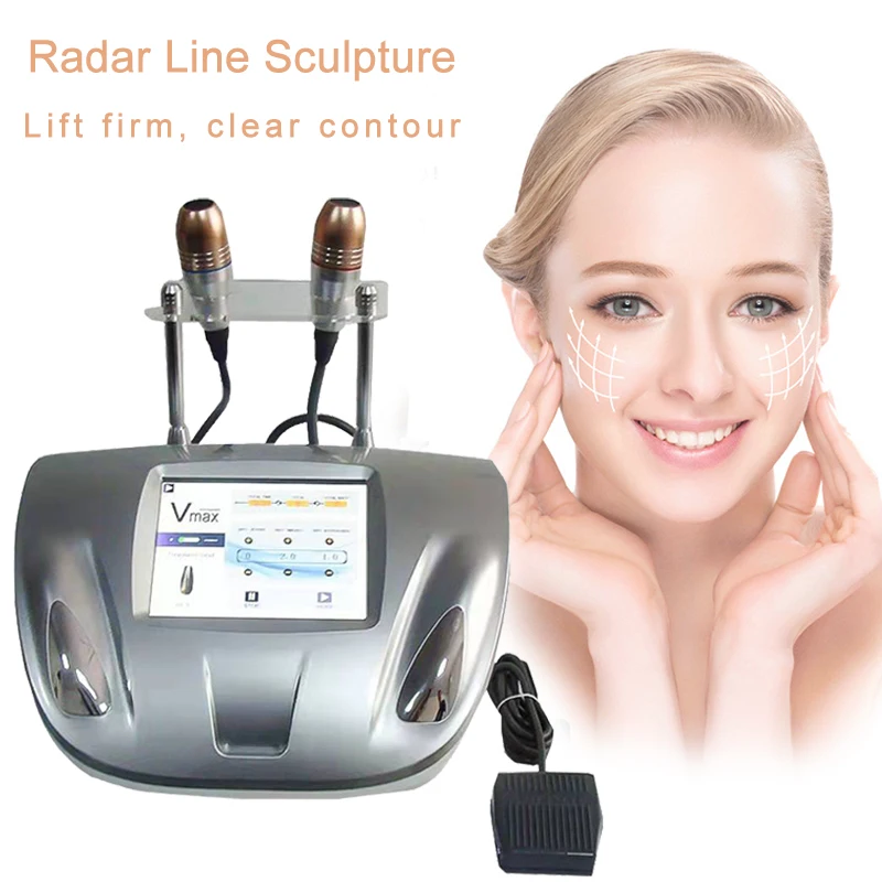 

High Frequency Ultrasonic Facial Beauty Skin Rejuvenation Face Lift Skin Tighten Anti Wrinkle Radar Line Carve Tool 110v/220v