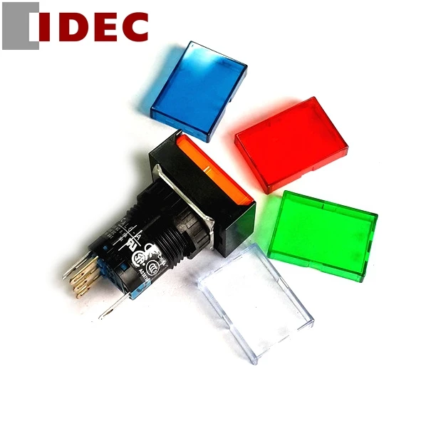 

5PCS IDEC SWITCH AL6-A AL6H-A14GC AL6H-A14RC AL6H-A24GC AL6H-A24RC 16MM 5pin 1NO 1NC 8pin 2no 2nc Self-locking button SWITCH