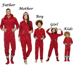 Family Sleepwear Xmas Pjs Christmas Pajamas Set Stripe Mother Daughter Father Son Family Matching Outfits Look Nightwear