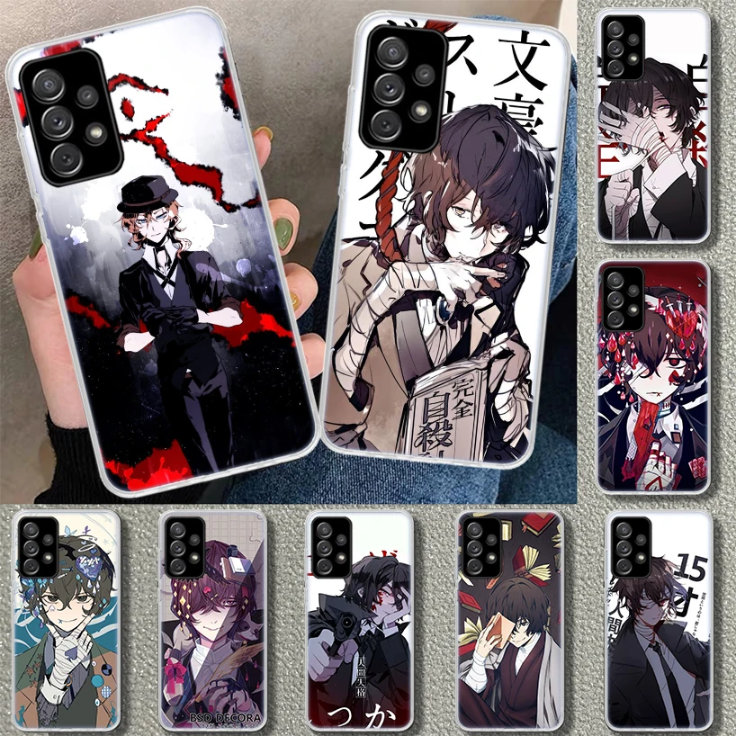 Bungou Stray Dogs Dazai Osamu Phone Case Cover For Samsung Galaxy A51 A71 A50 A70 A40 A30S A20E A10 A41 A31 A21S A11 A01 A6 A7