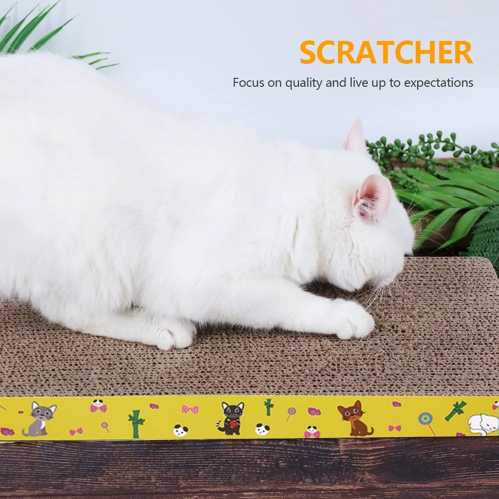 2022 New Cat Scratcher Large Corrugated Paper Pet Scratching Board Bed Toy Claw Nursing Climbing Frame Scraper Mat