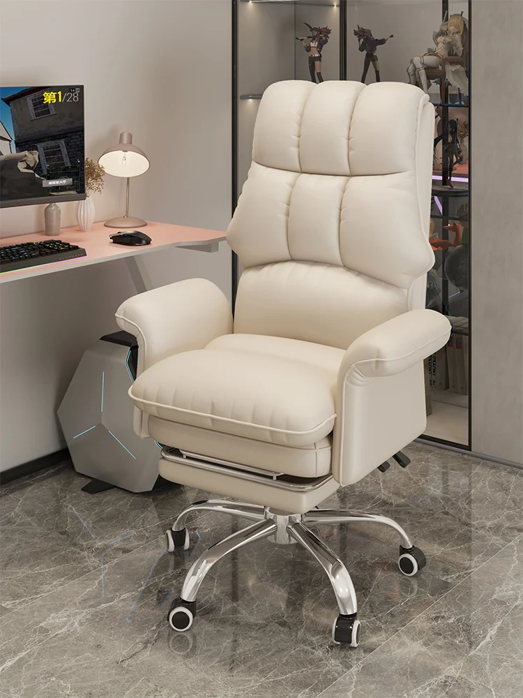 

Computer Chair Home Gaming Chair Boss Office Chair Backrest Comfortable Long Sitting Dormitory Desk Chair Swivel Chair