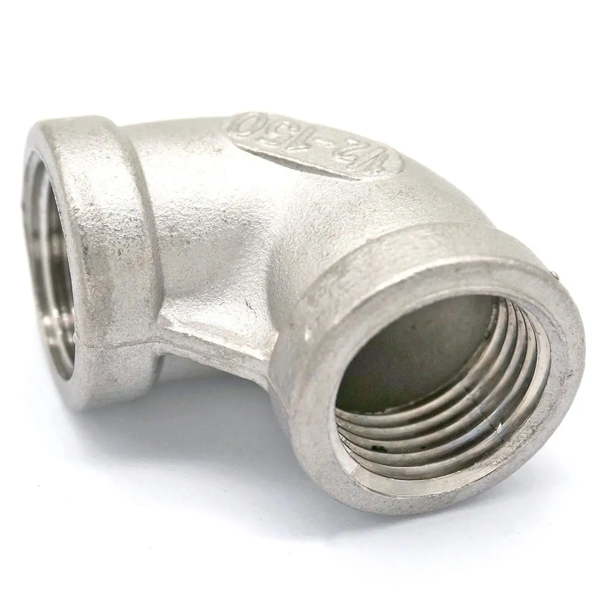 1/2 "BSP Innengewinde 304 Edelstahl 90 Grad Ellenbogen Rohr Fitting Anschluss wasser öl luft