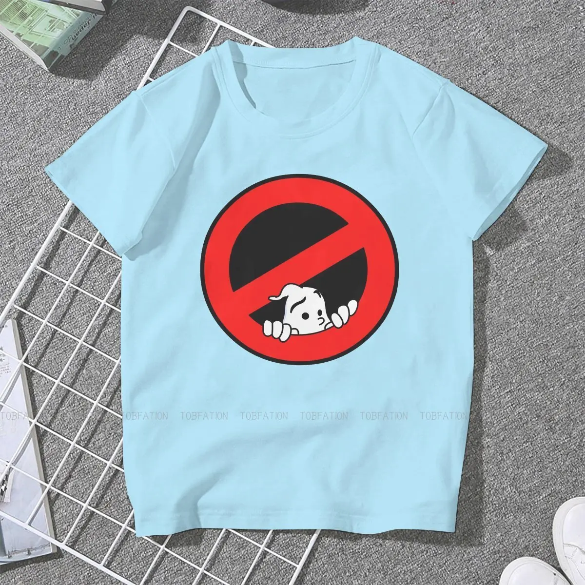 Now Back To The Real O Collar TShirt Ghostbusters Pure Cotton Classic T Shirt Woman's Tops Individuality Oversized