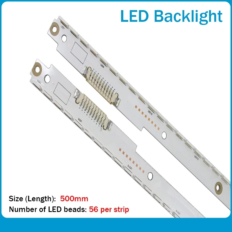 New 2 piece LED Backlight Lamp Strip For UE40ES6530 UE40ES6800 UA40ES6100 2012SVS40 7032NNB 3D R2GE-400SMB-R3 A BN96-21712A 711A