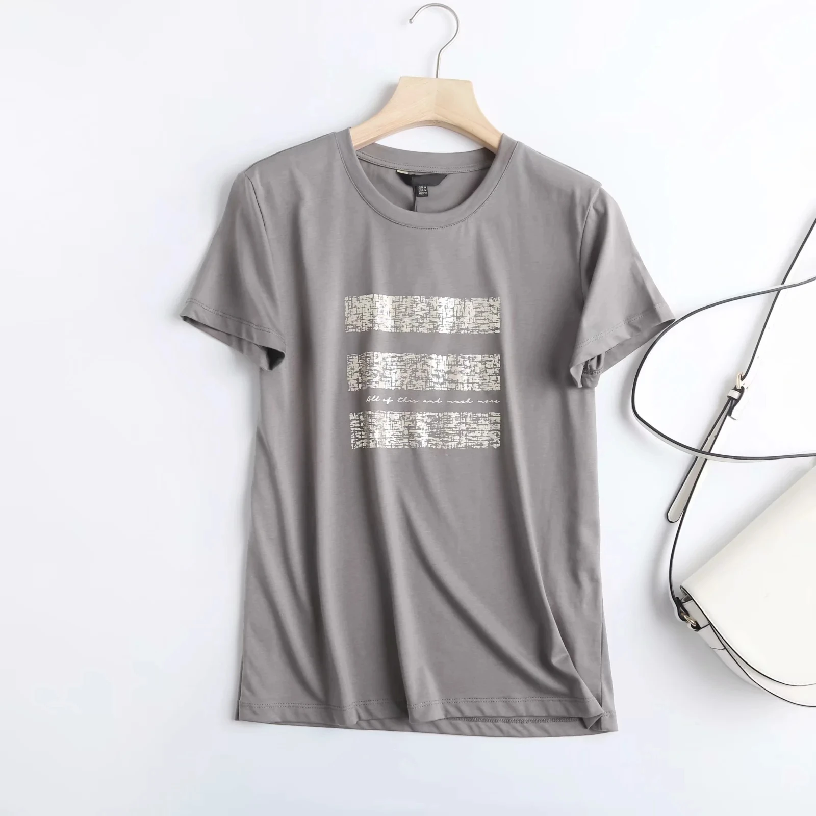 

Dave&Di Harajuku England Style Vintage Letter Print O-neck Cotton Summer T Shirt Women Camisetas Verano Mujer 2022 Tops