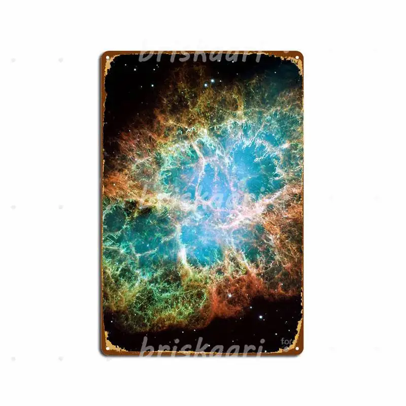 Crab Nebula Metal Signs Pub Designing Club Bar Poster Metal Posters