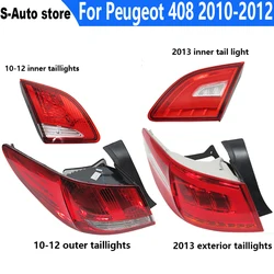 Car Tail Lights for Peugeot 408 2010 2011 2012 2013 Rear Lights Stop Brake Lamp Driving Light