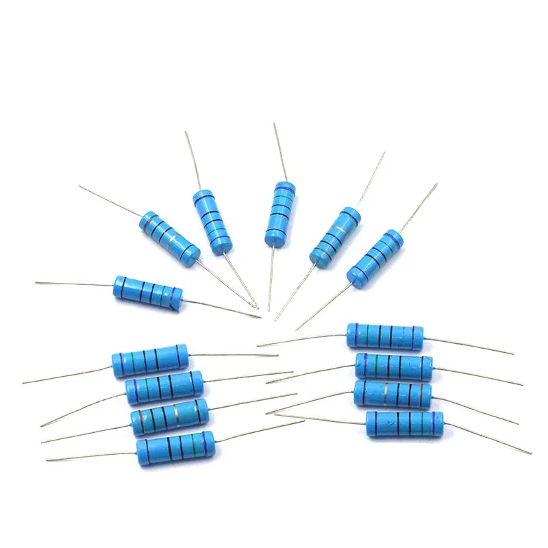 10 قطعة/الوحدة 5W 1% المعادن فيلم المقاوم المقاومة 0.1R ~ 10M 1R 1K 1.2 1.3 3.3 10 22 33 47 120 360 18 390 470 82 R K أوم 10K 100K 1M