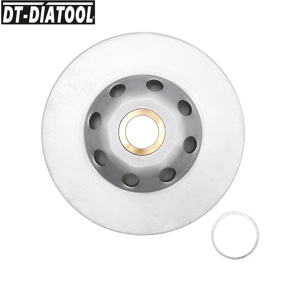 DT-DIATOOL Dia 100Mm/4Inch Diamond Gesegmenteerde Turbo Rij Cup Slijpschijf Schijven Voor Betonblok Harde Steen