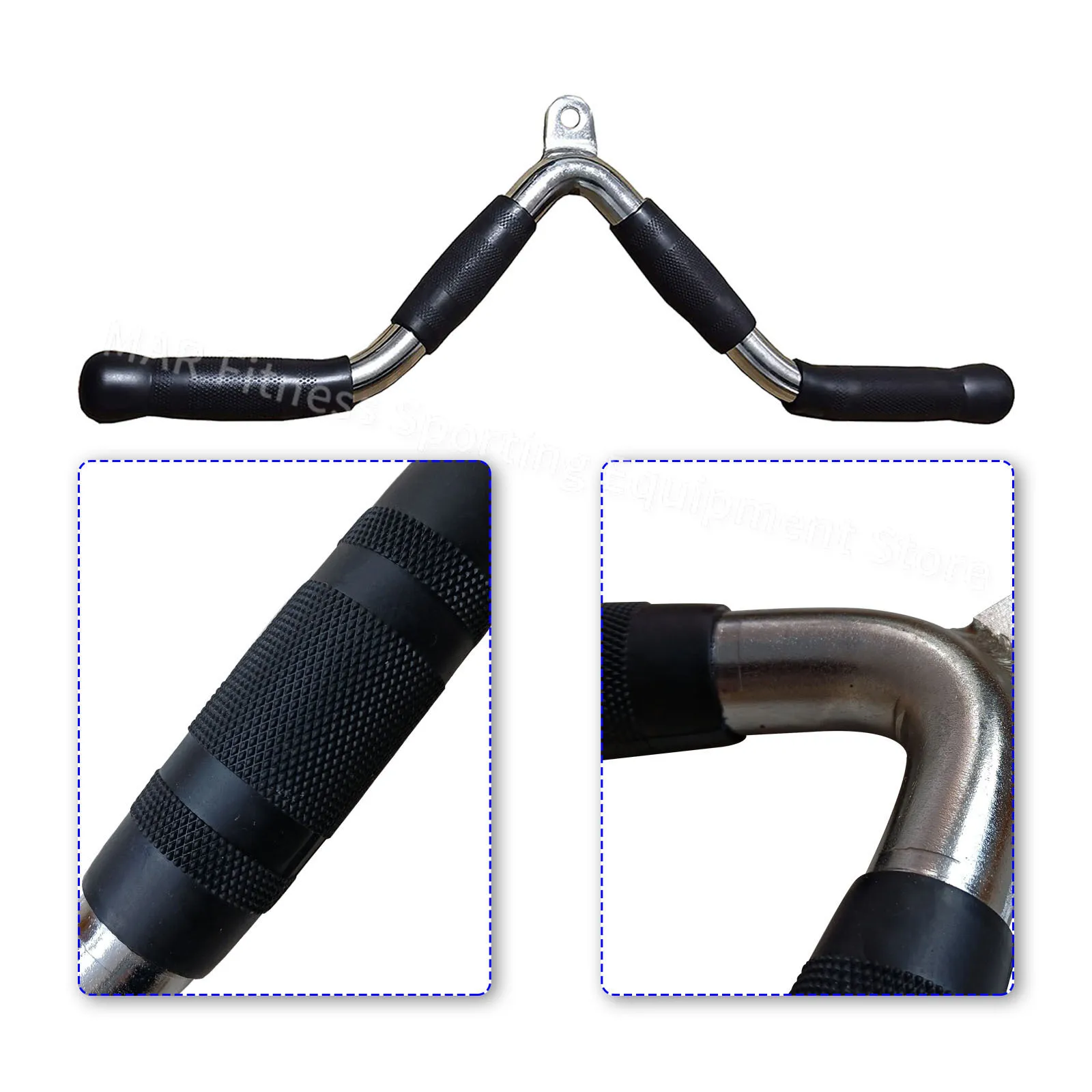 Fitness Handle Pulley Cable Lat Pull Down Handle, Muscle Triceps Strength Enhancement,Fitness Equipment Gym Training Lever