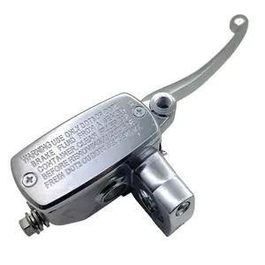 Universal Chrome motocicleta alavanca da embreagem do freio, reservatório do cilindro mestre para Honda Steed 400, 600, sombra 1100, Magna 250, 750, 25mm 8 principais vendas freio cb 750 - №1