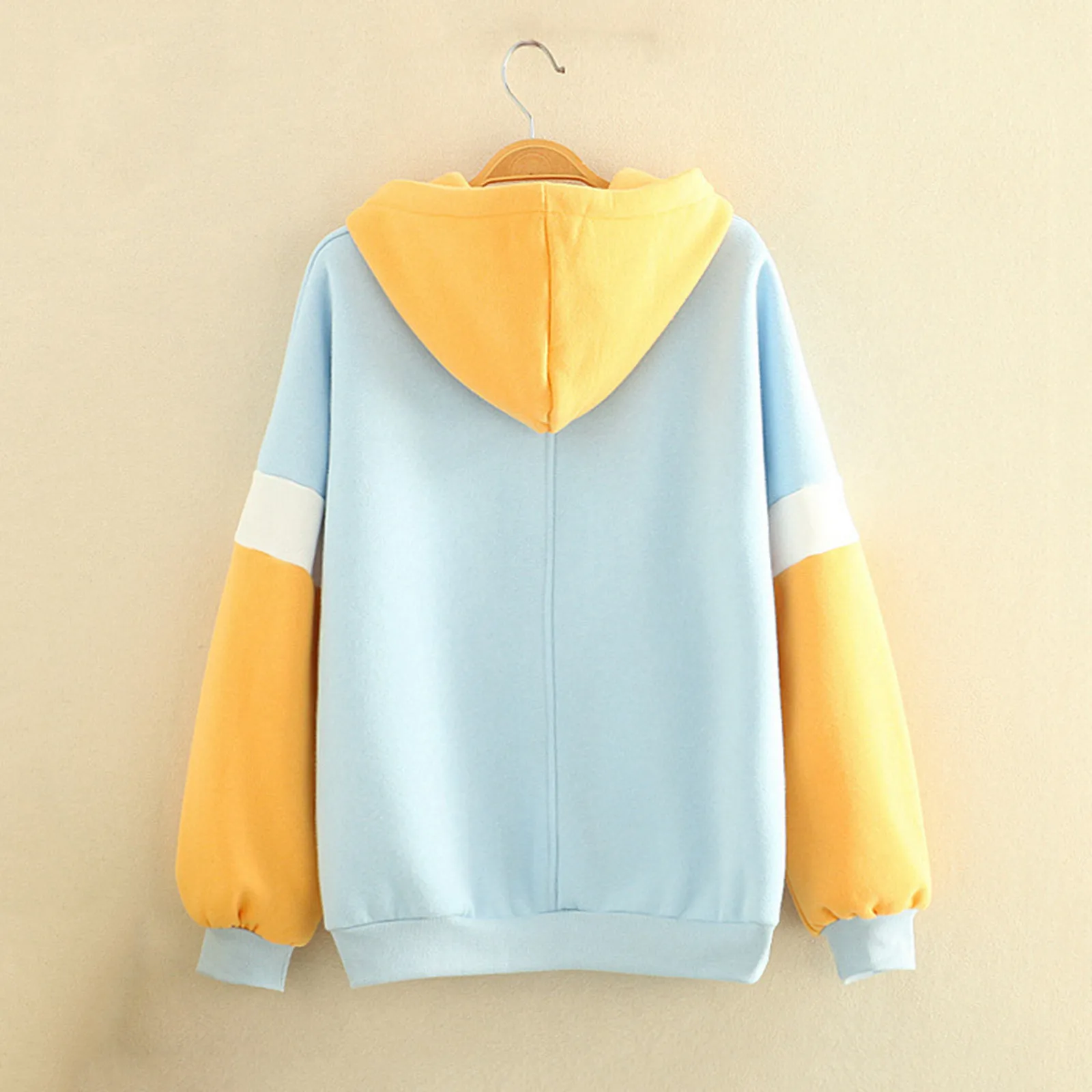 Kawaii Sweatshirts Women Girls Pullovers Sweet Teens Tops Cartoon Animal Corgi Dog Hooded Long-sleeve Female Hoody Spring Autumn