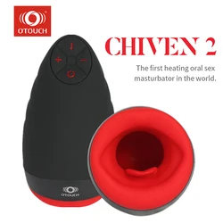 OTOUCH-masturbadores para hombres, Juguetes sexuales de silicona, vibrador automático de Vagina Artificial calentada, juguete de masturbación, máquina sexual