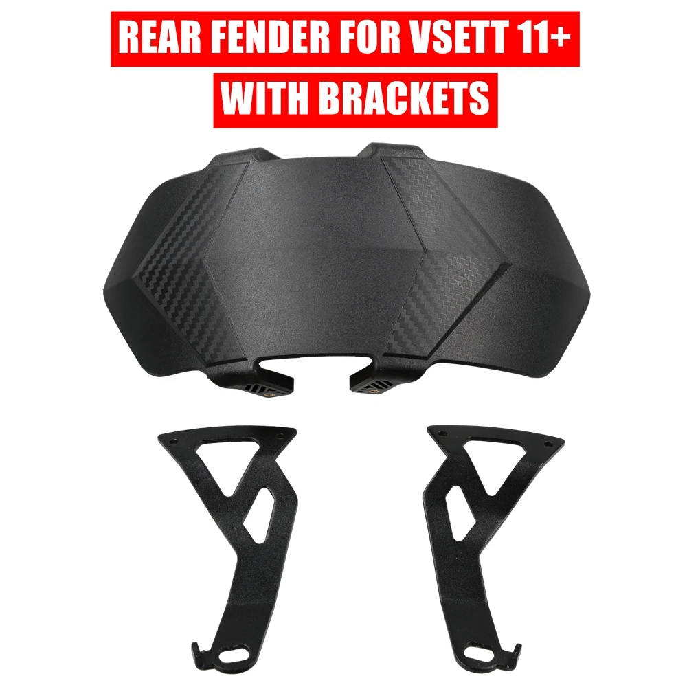 Original VSETT Front & Rear Fender for VSETT 11+ Electric Scooter Mudguard Plastic Wheel Cover Spare Parts MACURY