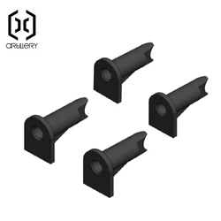 Conduit preto para impressoras 3D, 4-Piece Set, adequado para toda a artilharia, venda quente