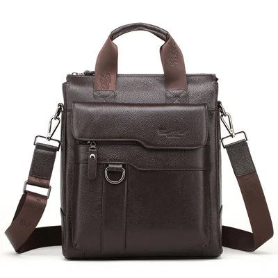 Male Tote Crossbody Bags Genuine Leather Business Briefcase Men Shoulder Bag Messenger Bag Office Laptop Handbags